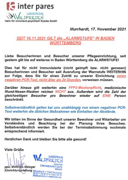 News_Warnstufe 17.11.2021